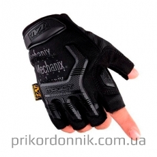 Тактические перчатки MECHANIX черные беспалые