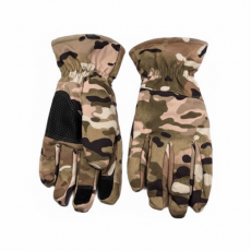 Перчатки SOFT SHELL зимние на флисе мультикам  Tactic