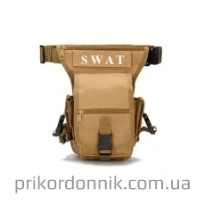 Тактическая сумка с креплением на бедро SWAT 7л Койот