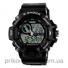 Часы черные SKMEI 1029 усиленный корпус